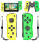 Joy Con Controller Ersatz Campatiable für Nintendo Switch - Links und Rechts Neon Joycon mit Handschlaufe, Alternativen für Nintendo Switch