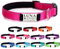 Ibera gifts - Hundehalsband Personalisiert, Hundehalsband Mit Namen Für Mittelgroße Hunde, 35-50 cm, Reflektierend (Fuchsia, M Mittelgroß)