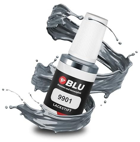 BLU Auto Lackstift Grau kompatibel für Skoda 9901 Graphit GRAPHITEGREYMET | Auto Lack Reparatur Ausbesserungslack