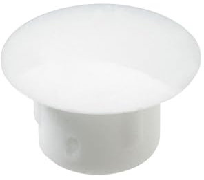 Hettich Abdeckkappen zum Eindrücken, ø 8 mm, Kunststoff weiß 20 Stück Artikelnummer 9331776