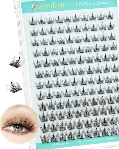 Anime Extension Cils Cosplay Cluster Lashes 120pcs Spiky Manga Faux Cils Individuelnatural Thin Band 10mm 11mm 12mm Mix C Curl DIY Eyelash Extensions Soft and Comfortable by Obeyalash