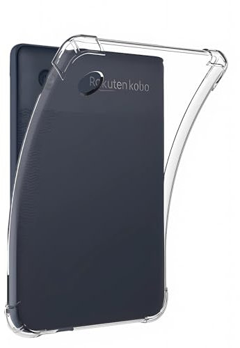 ZWWOGE 1 Pezzi Clear Cover Compatibile con Kobo Clara Colour/Clara BW (2024)/Clara 2E (2022), Custodia Morbida Antiurto in TPU, Bumper Protettivo Sottile - Trasparente, Clear