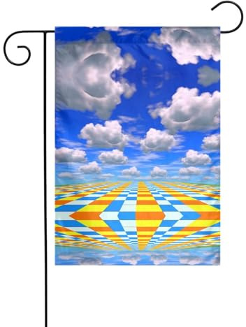 WZYWHJ Karierte Flagge, Rennsport, bedruckte Dekoration, Gartenflagge, 30,5 x 45,7 cm, für eine modische Outdoor-Umgebung