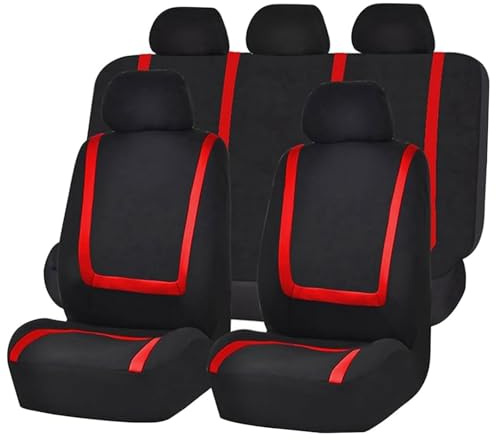 Auto Sitzbezüge Set, für Ford Kuga 2015-2020 2021 2022 2023 2024 2025 Anti Rutsch Komfortabel Allwetter Vorne Rückbank Autositzbezüge Sitzschoner,A
