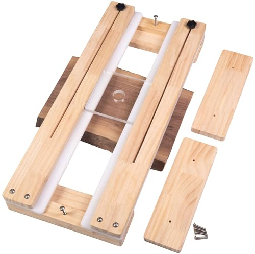 Router Sled Flattening Jig for Wood Slabs, Adjustable Router Planing Sled Kit with Acrylic Baseplate, Smooth Plastic Tracks, Fits Most Trim Routers,Perfect for Flattening Cutting Boards & Epoxy Tables