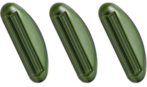 VILLCASE 3stücke Tubenroller Material zum Ausdrücken von Zahnpasta Cremes und Reinigungsschaum für Badezimmer Zuhause und Hotel Zufällige Farbe