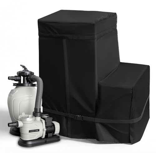 HOVCEH Cubierta para bomba de piscina de hidromasaje, cubierta para piscina de hidromasaje, resistente, impermeable, a prueba de polvo, aislada, para múltiples marcas (C)