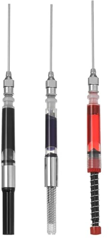 FELTECHELECTR 3Pcs Cross Fountain Pen Ink Converter Set for Fountain Pen Lightweight Design Solves Ink Absorption Problem Suitable for 3.4Mm and 2.6Mm Converter Models