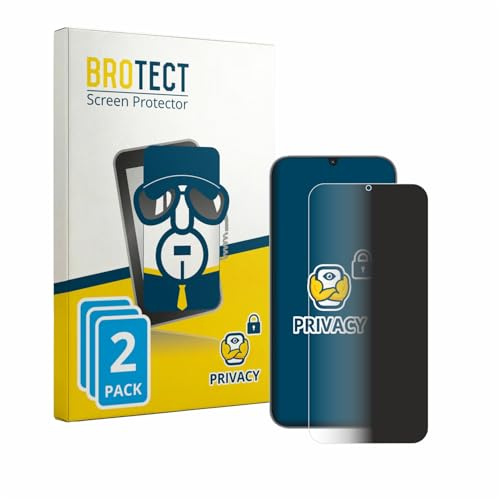 BROTECT 2 Stück Anti-Spy Blickschutzfolie für realme Narzo 100 Lite 5G Privacy Screen Protector [Displayschutz-Folie, Sichtschutz, Blaulichtfilter]