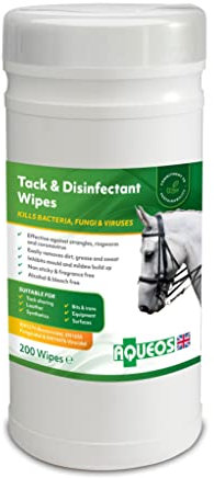 Aqueos Anti-microbial Multi-Use Disinfectant and Tack Wipes, White