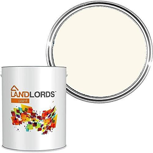 Landlords Weather Shield Smooth Masonry Paint | Storm Proof, Scrub Resistance & Waterproof | Weatherproof Technology Designed with Acrylic Resin for Ultimate Protection 2.5L Creamy White
