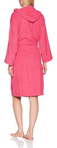 Funity Colours Accappatoio Spugna, 100% Cotone, Rosa, M