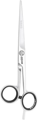JAGUAR Haarschere TIMELESS 6.0“ | ergonomische Griffstellung | hochwertiger Solinger Spezialstahl SOLINOX | Friseurschere im Offset-Design | poliert | Made in Germany