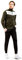 Givova Unisex pak visa Overall, grünes militär/schwarz, M EU