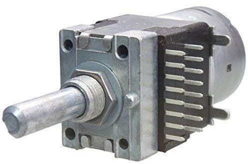 ALPS 4-Fach Potentiometer mit Motor 100K Log RK16814MG Dreh-Poti 100KAx4 Ohm RK16814MGA0K