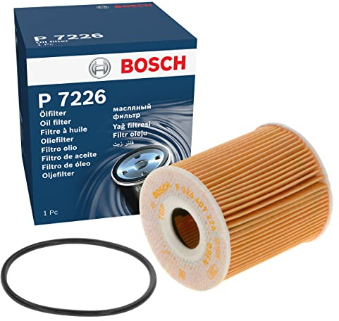 Bosch P7226 Ölfilter für Autos - Ersatzfilter | Trennt Ruß- und Metallpartikel vom Motoröl - ermöglicht zuverlässige Motorschmierung