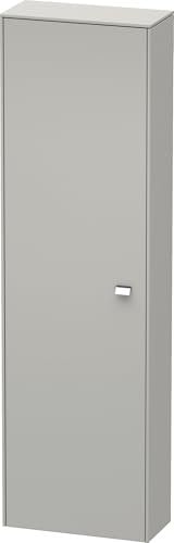 Duravit Brioso Hochschrank 177,052,0x24,0 cm, 1 Tür, Anschlag Links, 1 Holzfachboden, 3 Glasfachböden, Farbe (Front/Korpus): Betongrau Matt Dekor, Griff Chrom - BR1321L1007