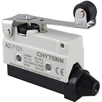 Futheda micro interrupteur de fin de course AZ-7121 TZ-7121 charnière rouleau levier moment panneau de commande montage 1NC + 1NO