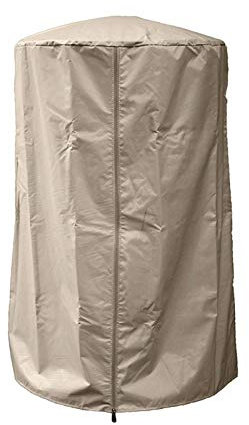 Patio Standup Heater Cubierta 210D Oxford Silver Coated Calefacción de tela para calefacción exterior, protección contra la lluvia y protección solar