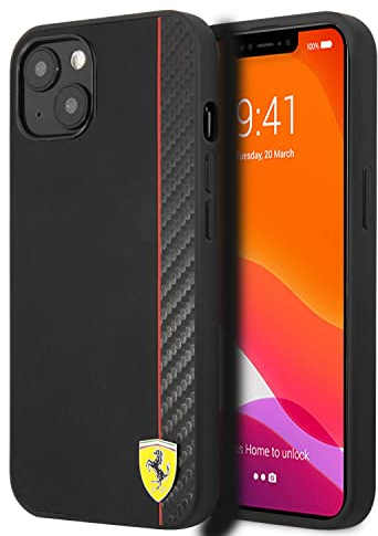 CG MOBILE Ferrari FESAXHCP13SBK Handyhülle für iPhone 13 Mini 5.4 schwarz