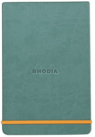 Rhodia 194357C Notizbuch Webnotepad 9x14cm liniert 96 Blatt Seegrün
