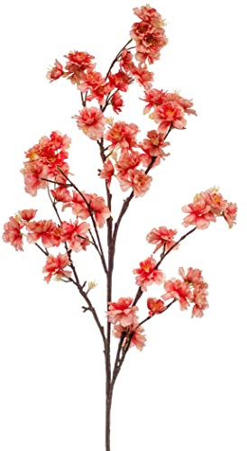 Easyplants Künstlicher Kirschblütenzweig rot 120 cm