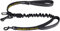 Onetigris Hunde Sicherheitsgurt & Doppel-Hundeleine 3 in 1, Heavy Duty Hundeleine für Auto, Langlebiger Nylon Reflektierender Tether mit Clip Hakenriegel & Schnalle, Zinklegierung drehen Karabiner