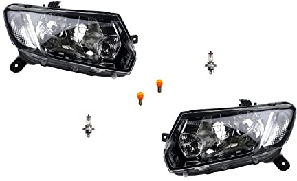 Johns, Scheinwerfer Halogen passend für Dacia Logan MCV II 13-16 Leuchtmittel Set Li Re