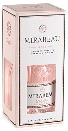 Mirabeau Dry Rose Gin, 20cl (With Gift Box)