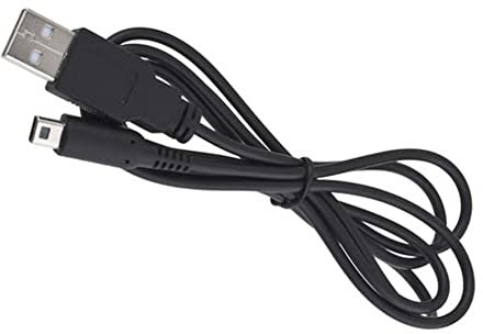 VFG-259 - Cavo di ricarica USB per Nintendo DS, 3DS, nero, XL