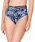 Amazon Essentials Bas de bain taille haute (grande taille disponible) Femme, Bleu Profond Motif Cachemire, 44