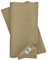 Linen & Cotton Hochwertige 4 x Stoffservietten/Servietten Stoff/Leinenservietten Hygge - 100% Leinen, Beige (32 x 32cm) für Feiern Home Küche Esstisch Dekoration Abendessen Cafe Restaurant