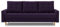 Couch Lena 215x92 mit schlaffunktion und Bettaksen - Klassisch Design - Auffälliger Kronos - Stoff - Kissen - Auswahl an Farben (Kronos 37)