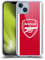 Head Case Designs Funda de gel suave con licencia oficial del Arsenal FC Home 2023/24 Crest Kit compatible con Apple iPhone 14 Plus