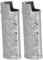 Custodia per Accendino da 2 Pezzi, Custodia per Accendino in Metallo Floreale Vintage, Contenitore per Accendini con Design a Parte Superiore Aperta (GREY)