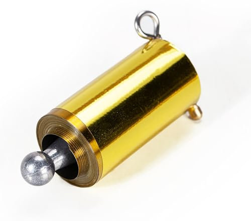 Orrdiffi 110cm Magischer Zauberstab Metall,Tragbar Magic Stick, Taschenstab Pocket Staff,Professioneller Zauberstab für Bühnenleistung Zauberspiel(Golden)