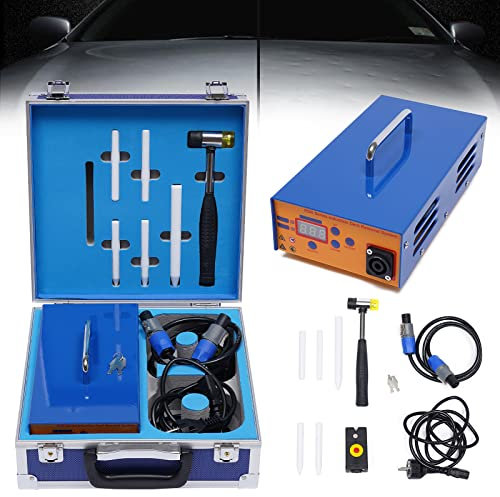 FUROMG Outil Débosselage sans Peinture BoîTe Chauffante Chaude Induction Appareil De Chauffage par Induction Kit RéParation Bosses Voiture pour Voiture Réfrigérateur Moto Corps Porte
