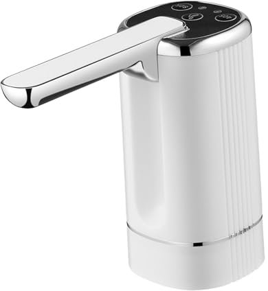perfk Bomba automática de botella de agua potable, bomba de agua eléctrica, máquina de agua potable para el hogar, plegable, multiusos para viajes y Camping, a