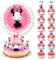Essbar Tortenaufleger Mädchen 14 Stück, 20 cm Tortendeko Essbar Mädchen mit Cake Topper, Esspapier Tortendeko Foto, Kuchendeko Geburtstag Mädchen