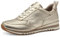 MARCO TOZZI Damen Sneaker flach mit Schnürsenkeln Vegan, Gold (Gold), 39 EU