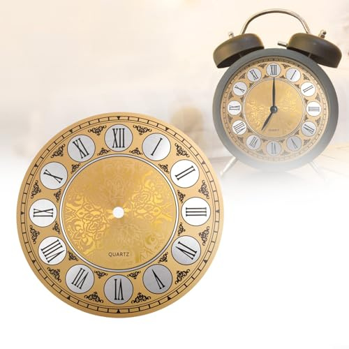 VersaGenius 180MM / 7inch Zifferblatt aus Aluminium, römische Ziffern, Zifferblatt, römische Ziffern, rundes Wanduhr-Zifferblatt, für Büro, Zuhause