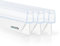 minify Duschdichtung für Glastüren (5-8mm) – Dichtung Dusche Glastür Transparentes U-Profil mit Milchglas-Dichtlippen in verschiedenen Längen erhältlich [ 3 x 100CM ]