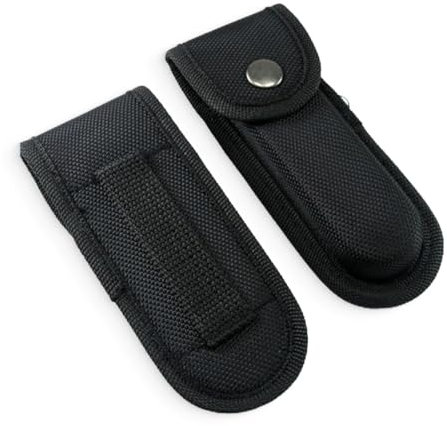 JEYORZY 2 pcs foderi per coltelli, Custodie in Nylon per Coltelli Pieghevoli - Pratica borsa portacoltelli, Sacchetto per Coltelli, Fodero per coltello tascabile, per all'Aperto Campeggio