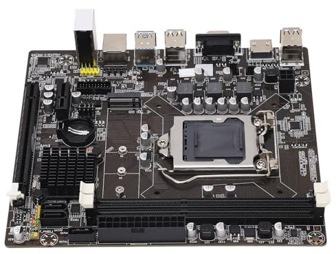 Supporto Scheda Madre DDR3 1155 Pin Processore I3 I5 I7 2 DDR3 1000M Interfaccia di Rete Potenza Stabile Scheda Madre da Gioco Accessori Professionali per l'uso