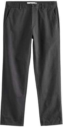 NEXT Herren Chinohose im Straight Fit Grau W: 30 / L: 29