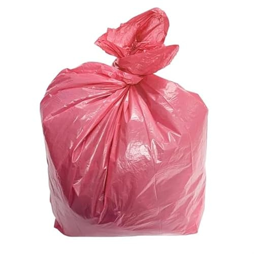 Jantex Medium Duty Bin Bags 80Ltr (Pack of 200), Red | Tear-resistant construction provides reliable puncture resistance for busy commercial kitchens and catering waste.