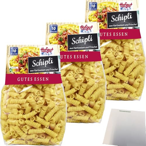 usy Bundle für Hofgut Schippli Rollini 3er Pack (3x500g Beutel) + usy Block