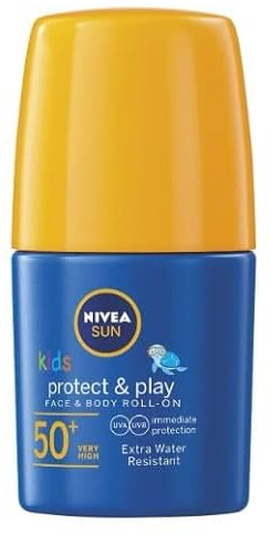 Nivea sun Kids Protect & Play Face & Body Roll on Spf50+, 50ml