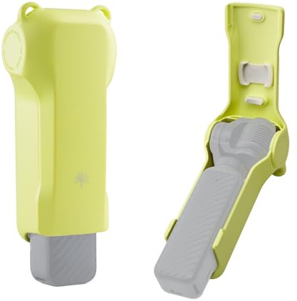 PGYTECH Schutzhülle für DJI Osmo Pocket 3/Pocket 4/Xtra Muse, Grün | All-Round Schutzgehäuse Gimbal Transportschutz, mit Filter & Micro SD-Kartensteckplätzen, Action Kamera Zubehör