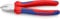 Knipex Pince coupante de côté chromée, avec gaines bi-matière 180 mm (carte LS/blister) 70 05 180 SB